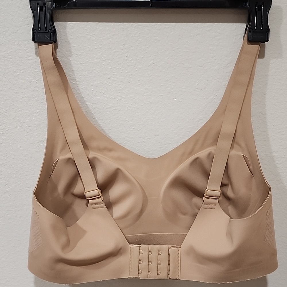 Honeylove CrossFlex Activity Bra Cloudfuse Sand Tan Nude Neutral size Small - Picture 6 of 6